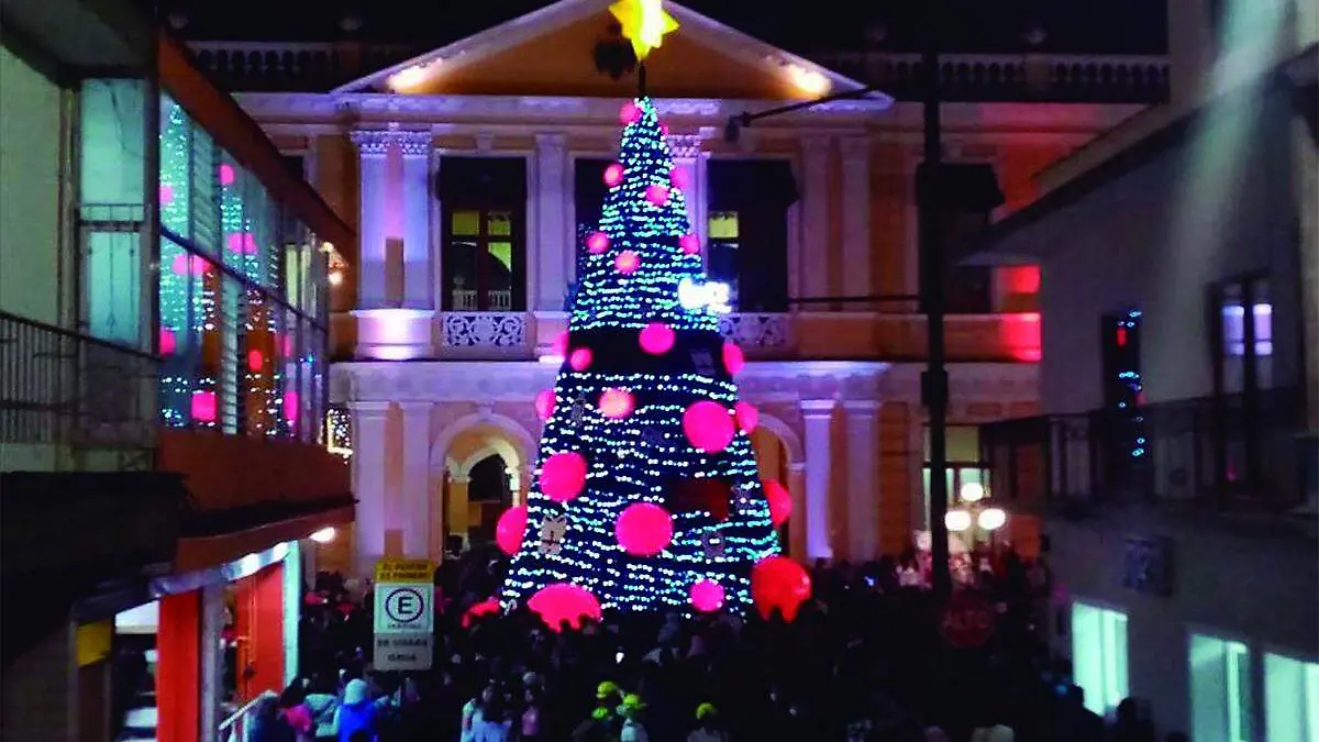 Árbol de Navidad en Orizaba